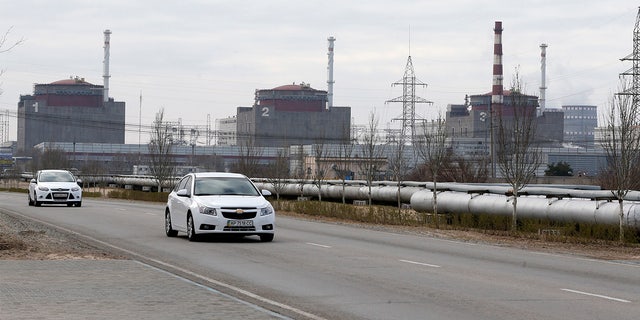 The Zaporizhzhya nuclear power plant is pictured in the town of Enerhodar April 9, 2013. 