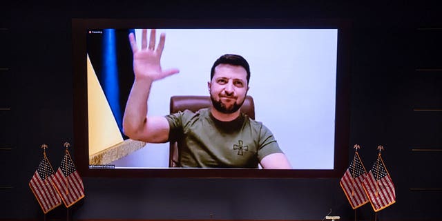 Ukrainian President Volodymyr Zelenskyy speaks to the U.S. Congress by video to plead for support as his country is besieged by Russian forces.