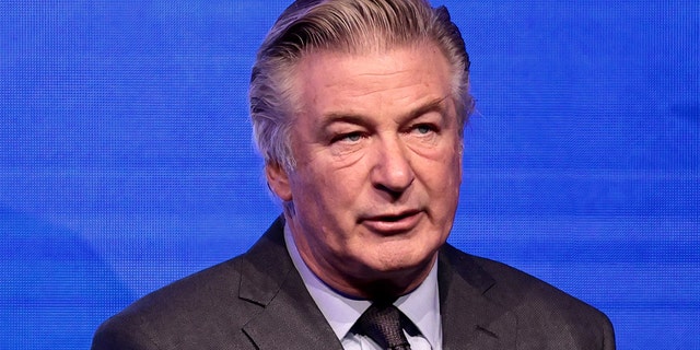 Alec Baldwin speaks during the 2021 RFK Ripple Of Hope Gala at New York Hilton Midtown on December 09, 2021, a New York City.