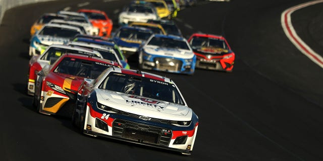 William Byron wins the first NASCAR Cup Series race at the new Atlanta Speedway 2 Byron was leading on the final restart, but was passed by Bubba Wallace.