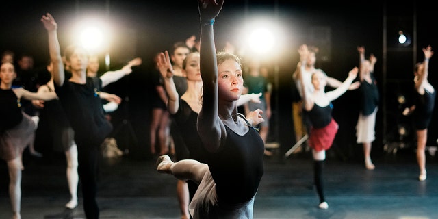 The Kyiv City Ballet danced to a full house in Paris for the last show of a French tour that has left the company stranded after the war broke out in Ukraine. 