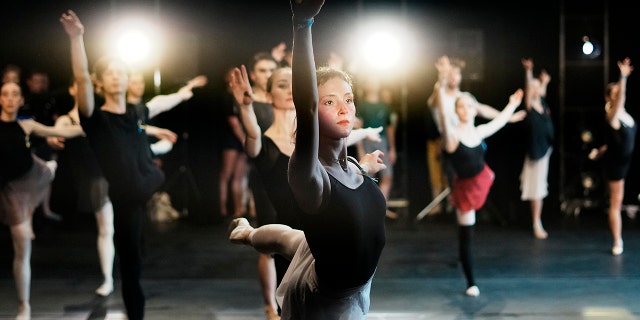 The Kyiv City Ballet danced to a full house in Paris for the last show of a French tour that has left the company stranded after the war broke out in Ukraine.
