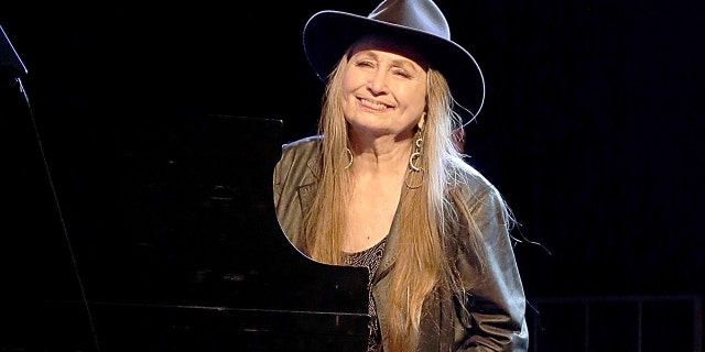 Bobbie Nelson performs in concert with Willie Nelson during The Luck Banquet on March 13, 2019 in Luck, Texas.