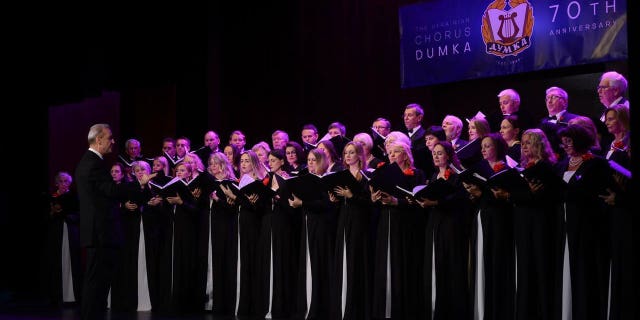 The chorus consists of non-professional singers performing classical, sacred and folk choral music, primarily by Ukrainian composers.