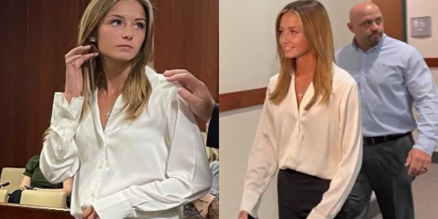 Ava Majury in a Collier County court on March 28, 2022. (Credit: Fox News/ Audrey Conklin)