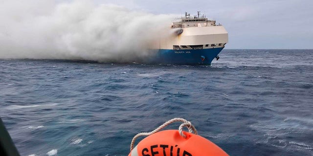 The Felicity Ace caught fire on February 16.