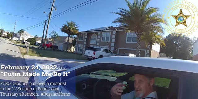 The unidentified driver was pulled over by a Flagler County deputy in Palm Coast last Thursday