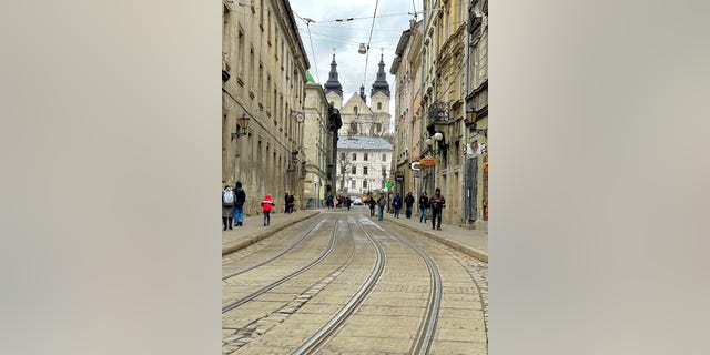 Lviv's once-busy streets have emptied out.