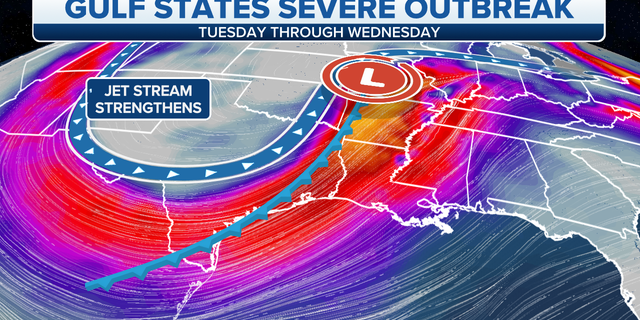 Where the severe weather is heading in the coming days.