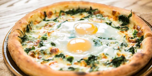 Eggs are occasionally used as a pizza topping by adventurous eaters.