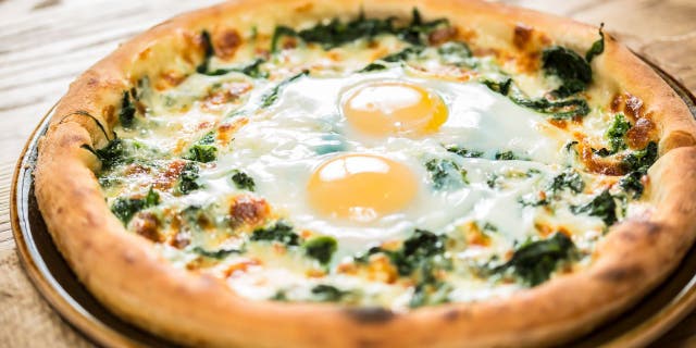 Eggs are occasionally used as a pizza topping by adventurous eaters.