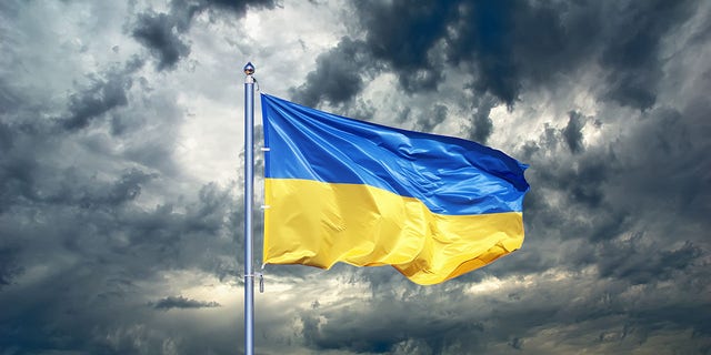 The Ukraine flag is shown here in this file image.