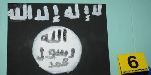 FBI investigators allegedly found a hand painted ISIS flag in the bedroom of suspect Xavier Pelkey.