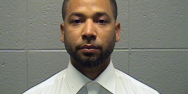 Booking photo of Jussie Smollett. A judge sentenced Smollett to 150 days in jail, March 10, 2022, branding the Black and gay actor a charlatan for staging a hate crime against himself while the nation struggled with issues of racial injustice.