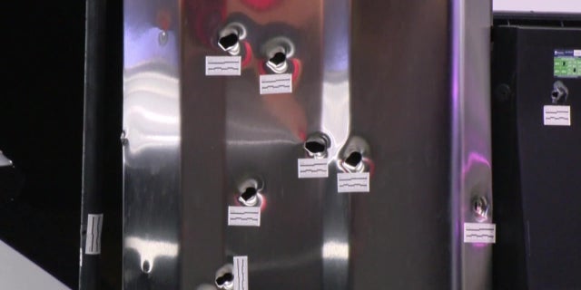 A gas pump at a Philadelphia gas station was filled with bullet holes a following a shooting that killed a 28-year-old man over the weekend.