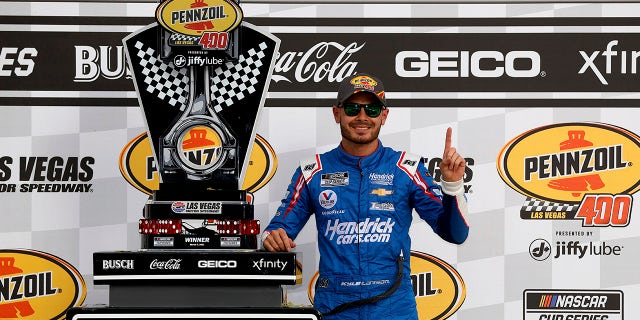 Larson's 2021 victory was his first at the track.