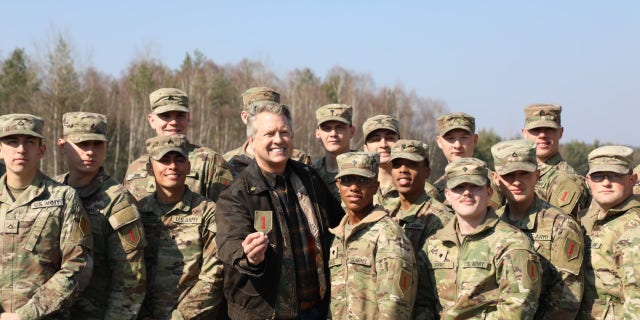 Sen, Roger Marshall visits with Fort Riley, Kansas, troops stationed in Germany to deter Russian aggression against NATO.