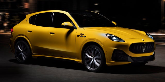 The Maserati Grecale Trofeo is powered by a 523 hp turbocharged V6.