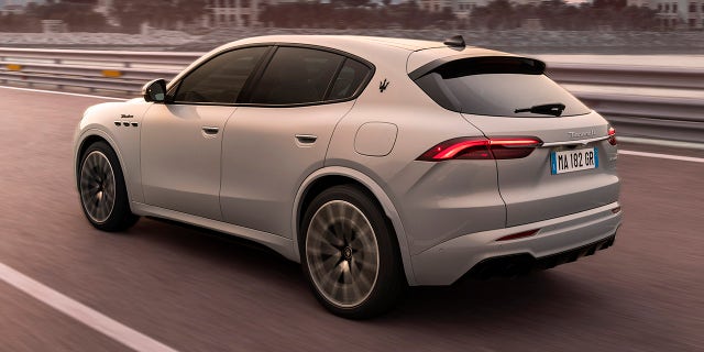 The mid-level Grecale Modena uses a hybridized turbocharged four-cylinder with 325 hp.