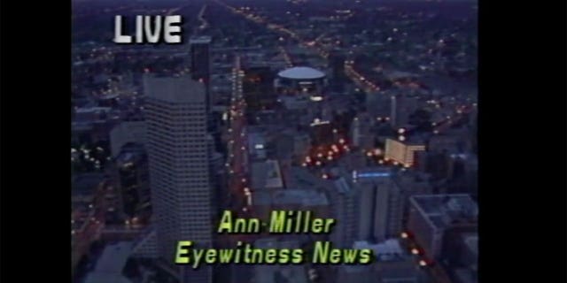 Aerial shot of downtown Indianapolis in the Mighty Derringer nuclear attack government simulation obtained via a FOIA request.