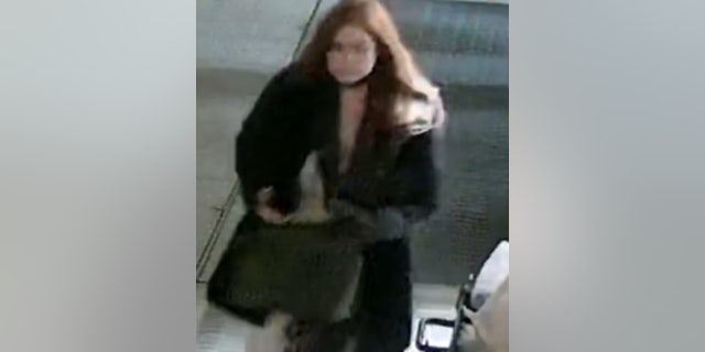 Police are seeking a female suspect last seen wearing a black jacket, black leggings, white skirt (possibly a dress) and dark colored shoes.