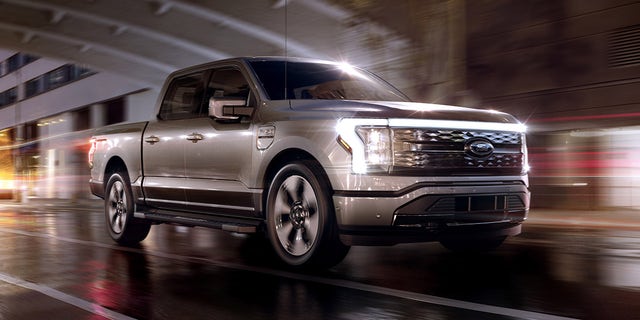 The top of the line F-150 Lightning Platinum can go 300 miles per charge.