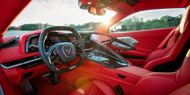 The Adrenaline Red Dipped Interior will also be offered on the Corvette Z06.