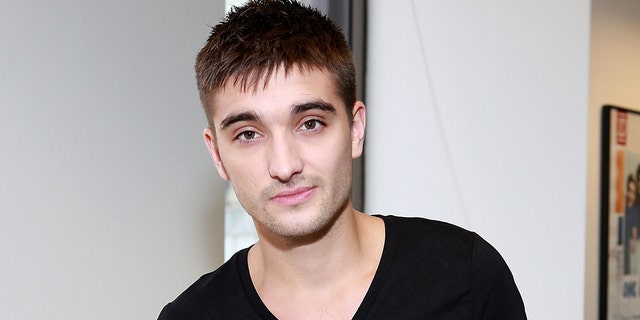 Tom Parker of The Wanted visits SiriusXM Studios on May 31, 2013, in New York City.