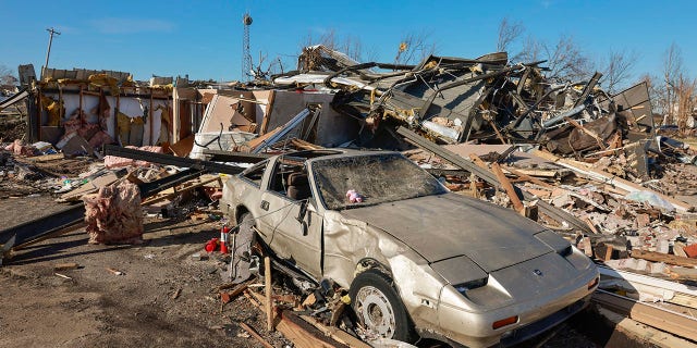 The body and safety equipment in a vehicle can provide similar protection during a tornado as they do in an accident.