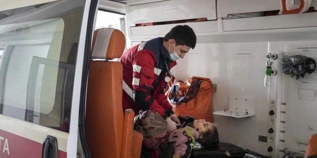 Ustinova cited estimates that more than 2,000 civilians have been killed in the Russian bombardment. (Oleksandra Ustinova)