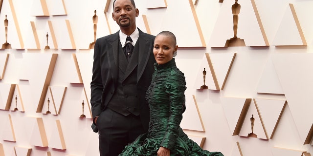 Will Smith and Jada Pinkett Smith arrive at the Oscars. 