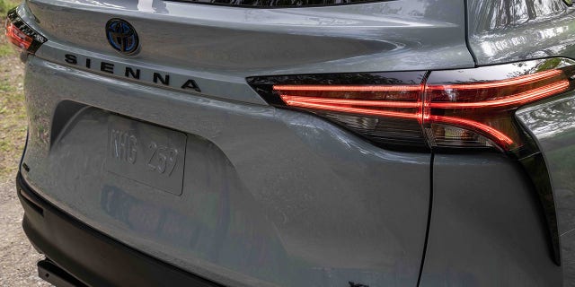 The Sienna Woodland comes standard with an all-wheel-drive hybrid powertrain.