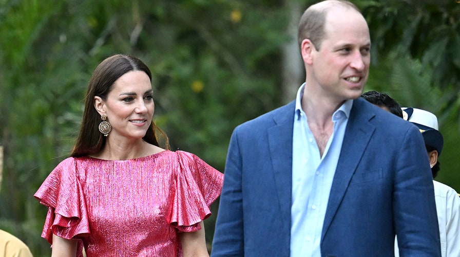 Elendighed fedt nok tilskuer Kate Middleton stuns in hot pink gown in Belize with husband Prince William  | Fox News