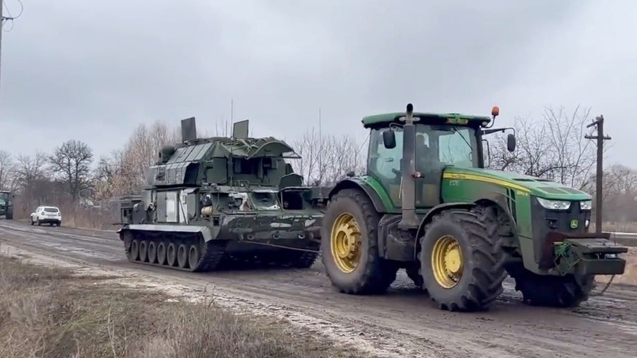 Ukraine tractor tank