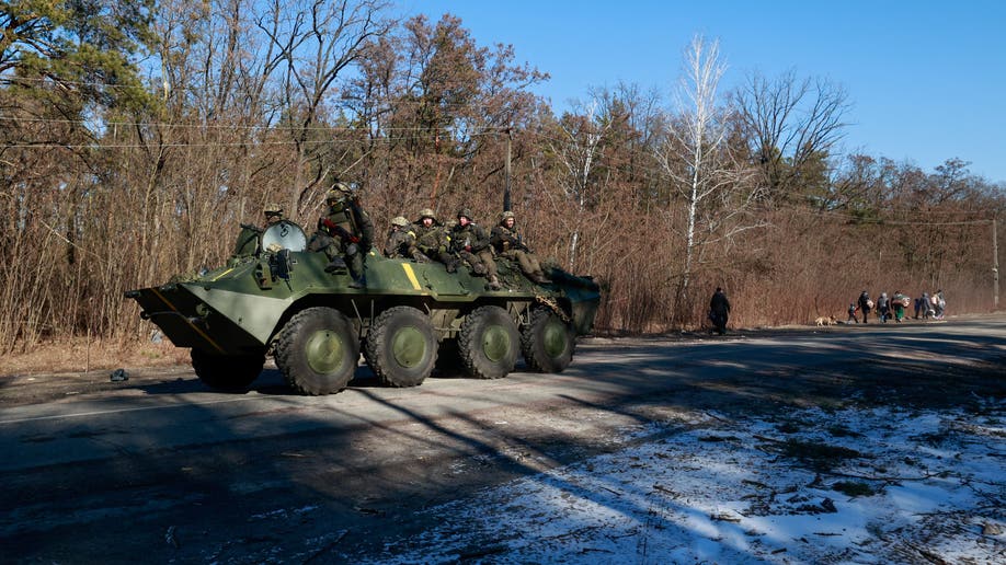 Russia's invasion of Ukraine continues, in the Vyshgorod region near Kyiv