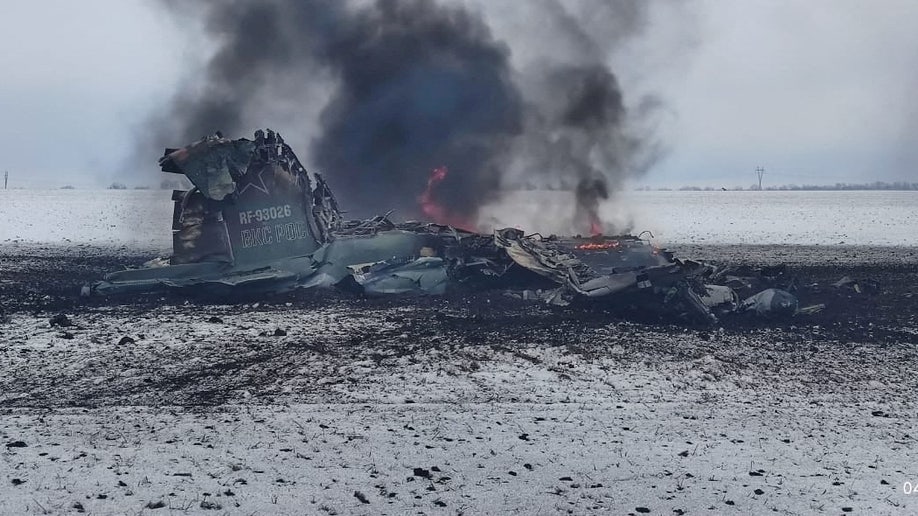 wreckage from Ukraine Russian invasion march 4 2022