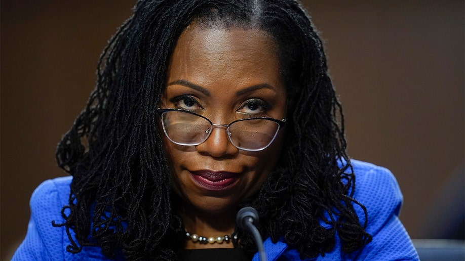 Supreme Court nominee Ketanji Brown Jackson testifies during her Senate Judiciary Committee confirmation hearing on Capitol Hill in Washington, Wednesday, March 23, 2022. (AP Photo/Alex Brandon)