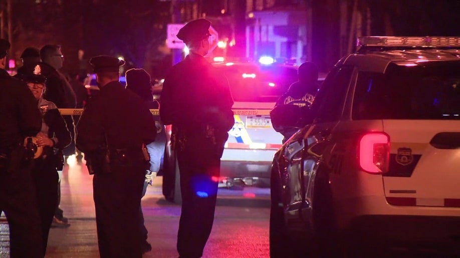 Philadelphia police investigate a shooting in which officers fired on a 12-year-old boy who allegedly opened fire on their unmarked vehicle Tuesday night.