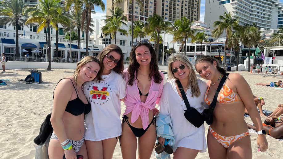 Dozens of students from the University of Maryland were among the spring breakers in Fort Lauderdale for the week of March 20.