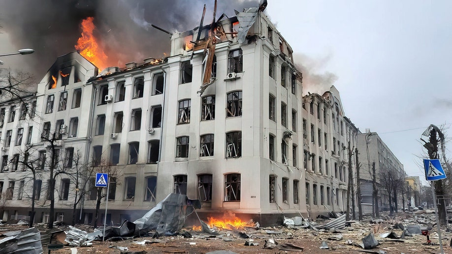 missile attack in Kharkiv