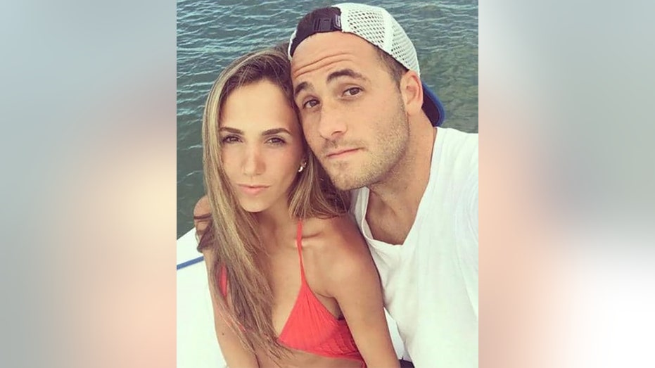 A Florida banker, the son of a Venezuelan billionaire, jumped off a 60-foot fishing boat Saturday to try and save his fiancée, who had fallen overboard.