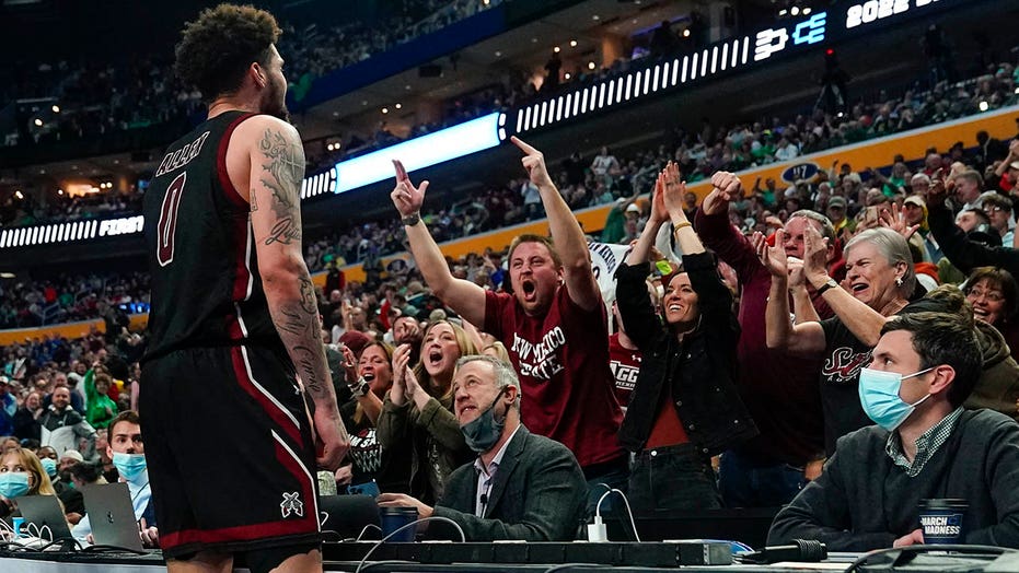 March Madness 2022: New Mexico State upsets UConn in men’s tourney