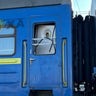 Train evacuating refugees, including 100 children, hit by Russian shelling, Ukrainian railroad says.
