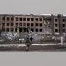 A high school building is seen damaged after yesterday's Russian missile attacks in Vasylkiv, Kyiv Oblast, Ukraine on March 1, 2022.
