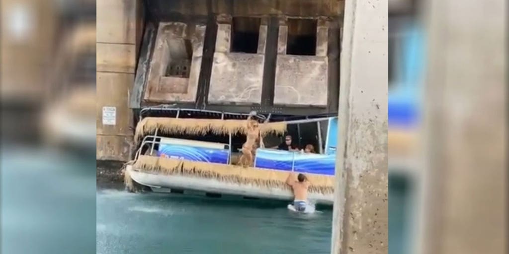 Florida drawbridge partially crushes pontoon boat, sending passengers scrambling - Vimarsana News