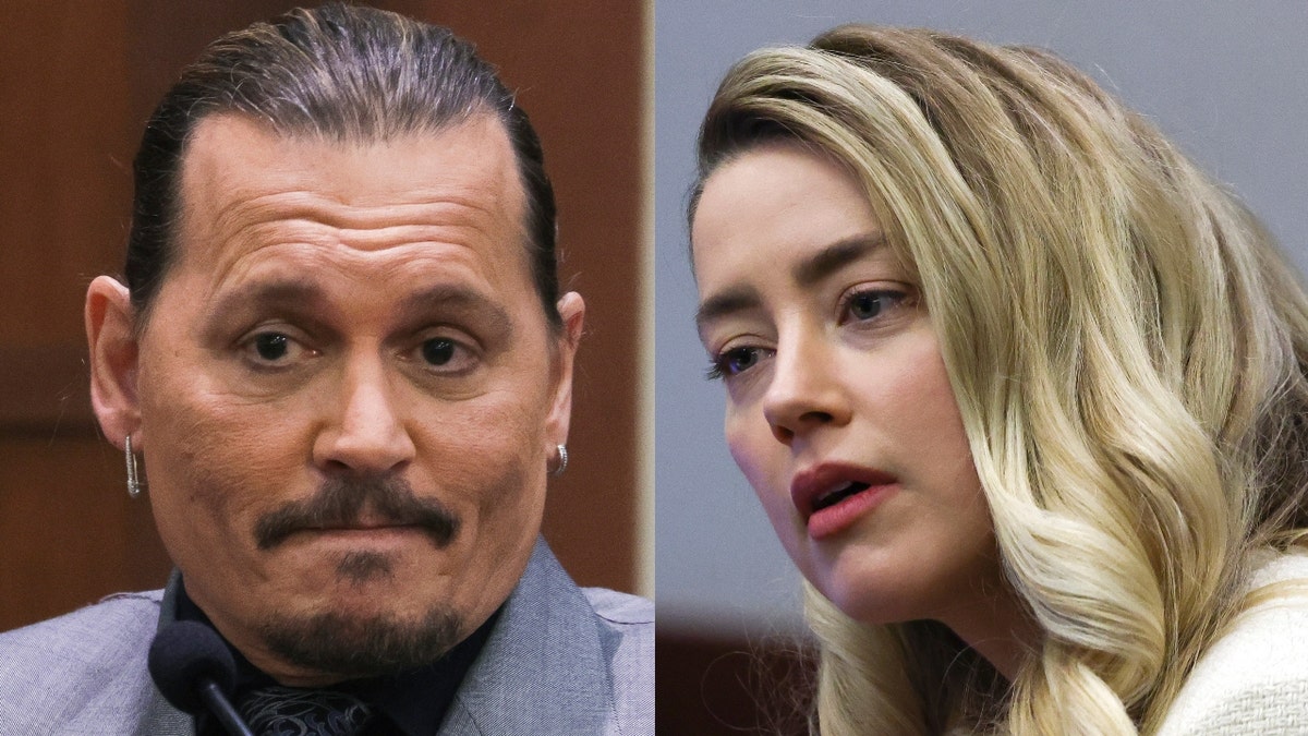 Johnny Depp and Amber Heard in Fairfax, Virginia