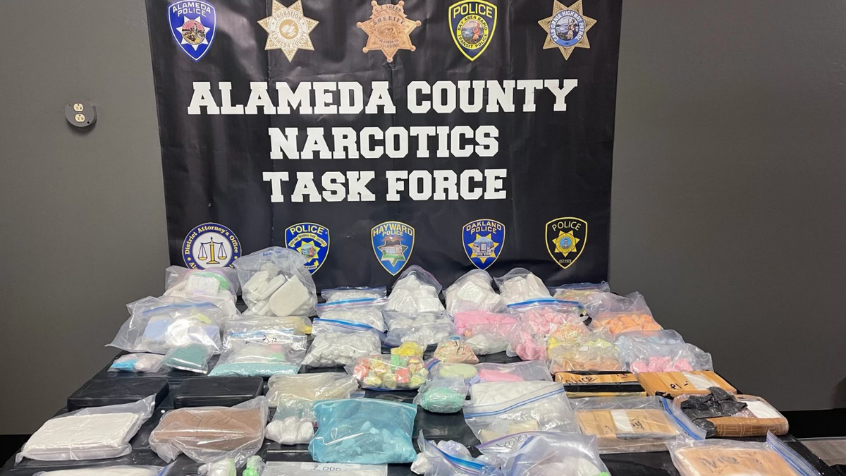 The Alameda County Sheriff's Office made the announcement on Twitter, stating that its office and the Narcotics Task Force recovered the 42,000 grams of illicit fentanyl in Oakland and Hayward.