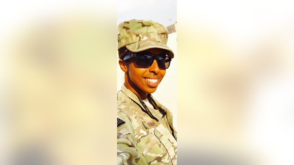 Amal Torres serving in the United States Air Force