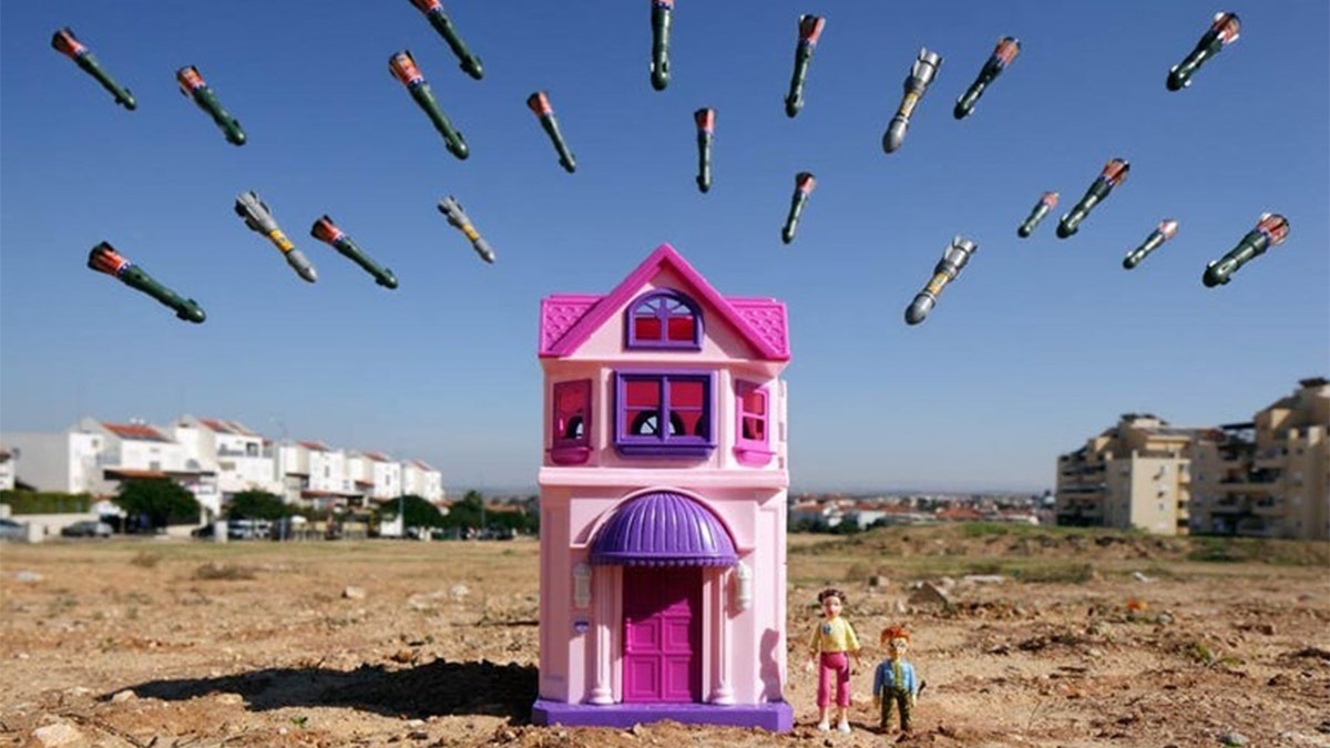 Brian McCarty's War Toys 'Sderot Home' Art Piece