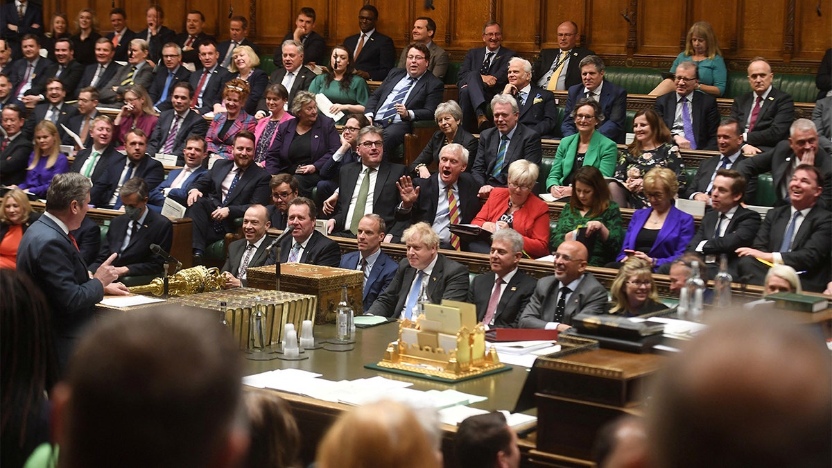 members pack the UK House of Commons